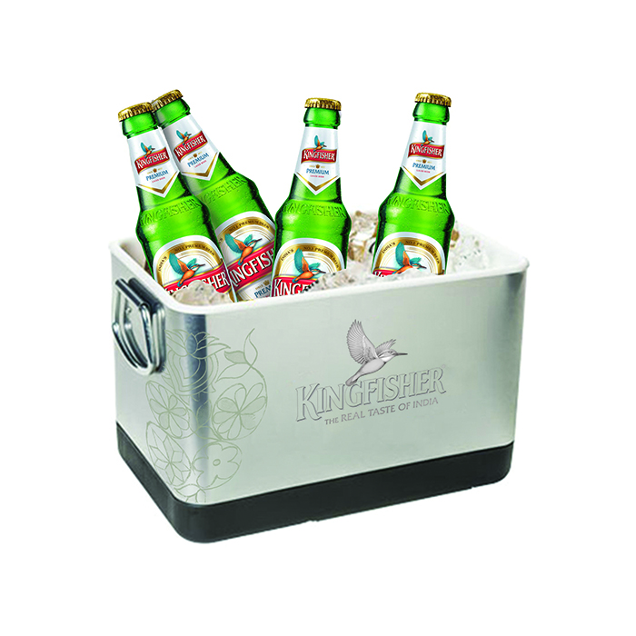 kingfisher, beer, ice bucket, kingfisher beer